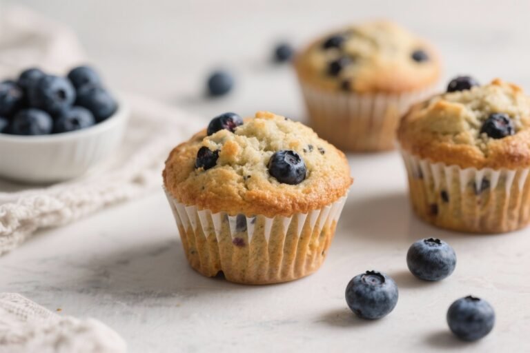 Keto Blueberry Muffins (Low Carb) – Fluffy, Fruity, and Easy