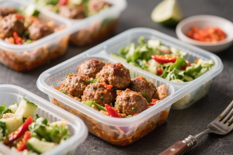 Low Calorie Meal Prep Spicy Turkey Meatballs – Simple, Flavorful, and Ready for the Week