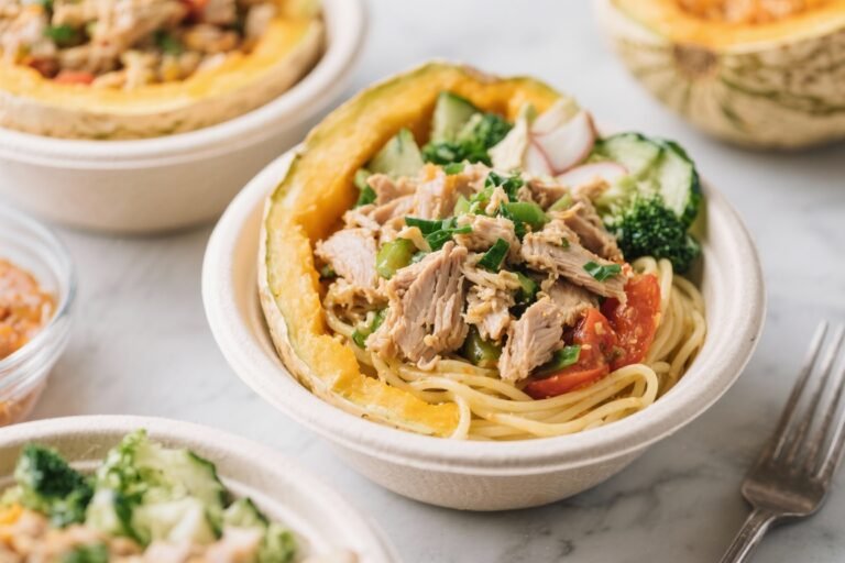 Low Calorie Meal Prep Spaghetti Squash & Turkey Bowls – Simple, Satisfying, and Light