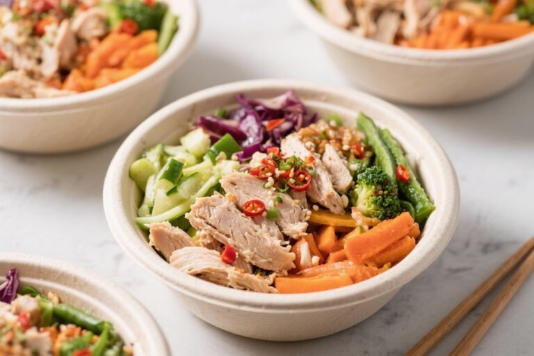 Low Calorie Meal Prep Spicy Turkey & Veggie Bowls – Bright, Filling, and Easy