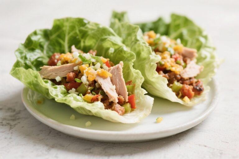 High Protein Low Calorie Turkey Taco Lettuce Wraps – Fresh, Fast, and Satisfying