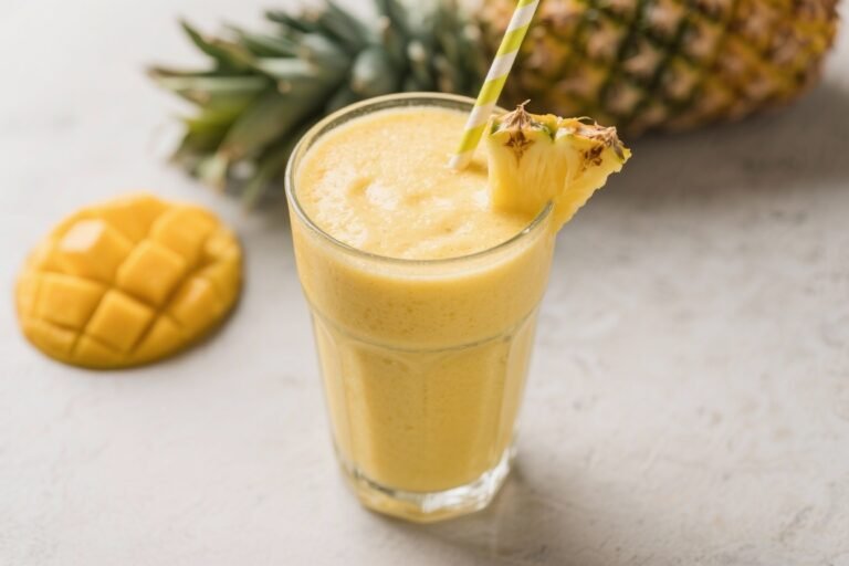 Creamy Mango Pineapple Smoothie – Tropical Flavor Made Simple
