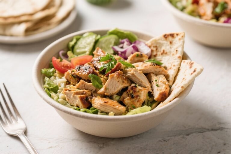 High Protein Low Calorie Chicken Shawarma Bowls – Fresh, Flavorful, and Satisfying