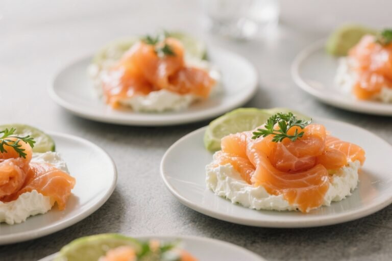 Keto Smoked Salmon & Cream Cheese Plates – Simple, Fresh, and Satisfying