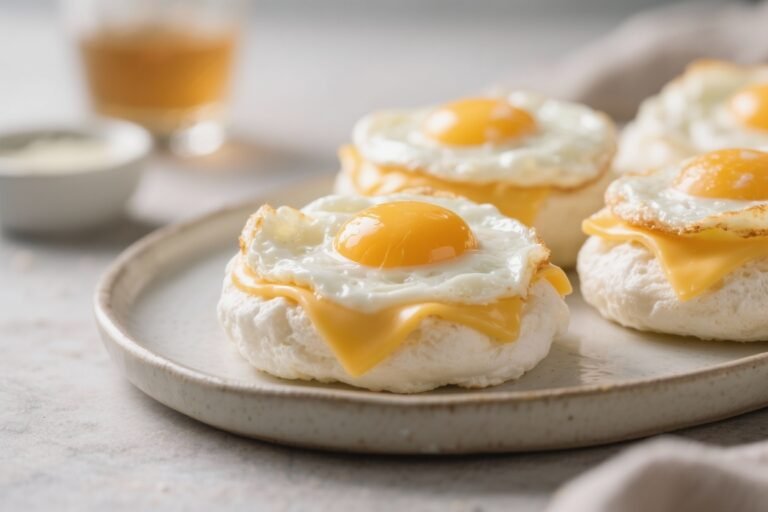 Keto Breakfast Egg & Cheese Clouds – Light, Savory, and Satisfying
