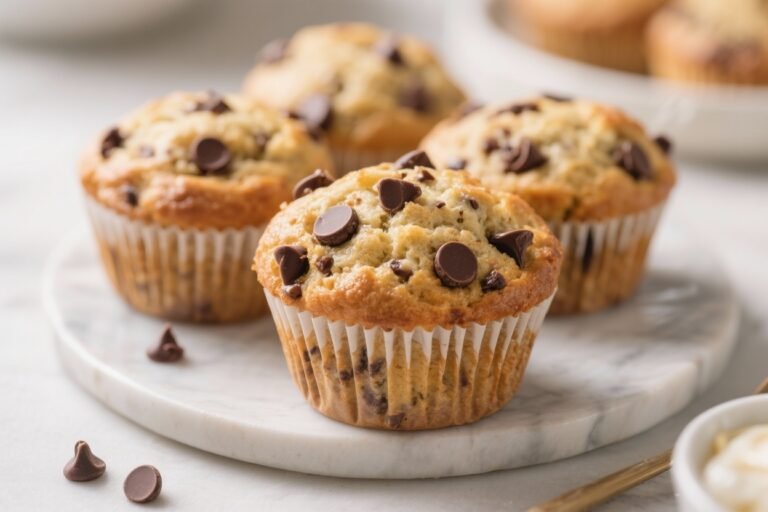 Keto Chocolate Chip Breakfast Muffins – Fluffy, Satisfying, and Low-Carb