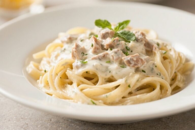 Creamy High Protein Low Calorie Alfredo (No Cream) – Light, Satisfying, and Comforting