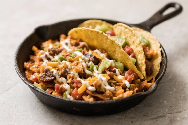 Viral High Protein Low Calorie Taco Skillet – Fast, Flavorful, and Weeknight-Friendly