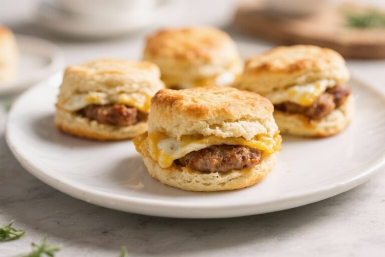 Keto Sausage Stuffed Breakfast Biscuits – Easy, Satisfying, and Low-Carb