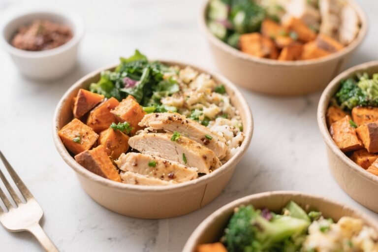 Low Calorie Meal Prep Chicken and Sweet Potato Bowls – Simple, Satisfying, and Ready for the Week