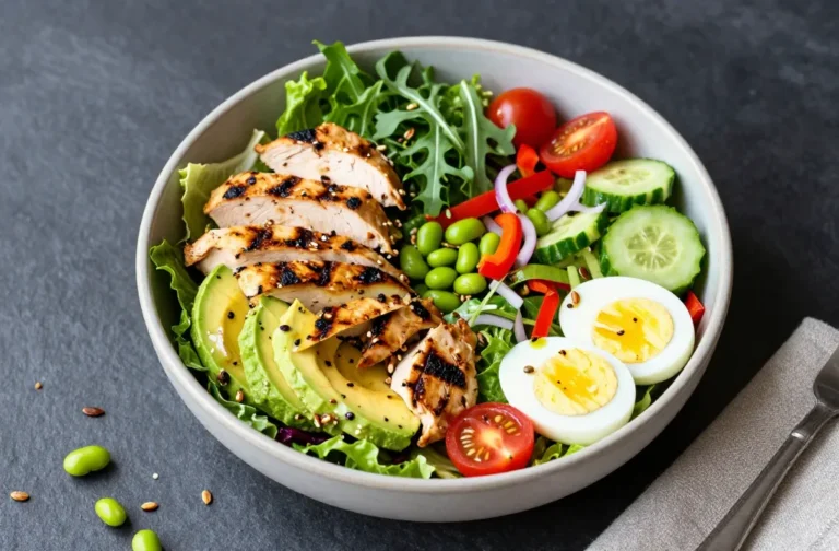Crave-Worthy Grilled Chicken Avocado Protein Salad