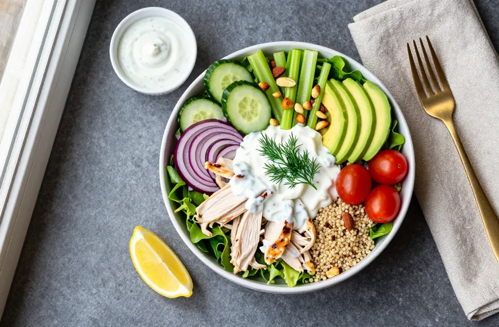 Creamy Greek Yogurt Chicken Salad Bowl You’Ll Crave