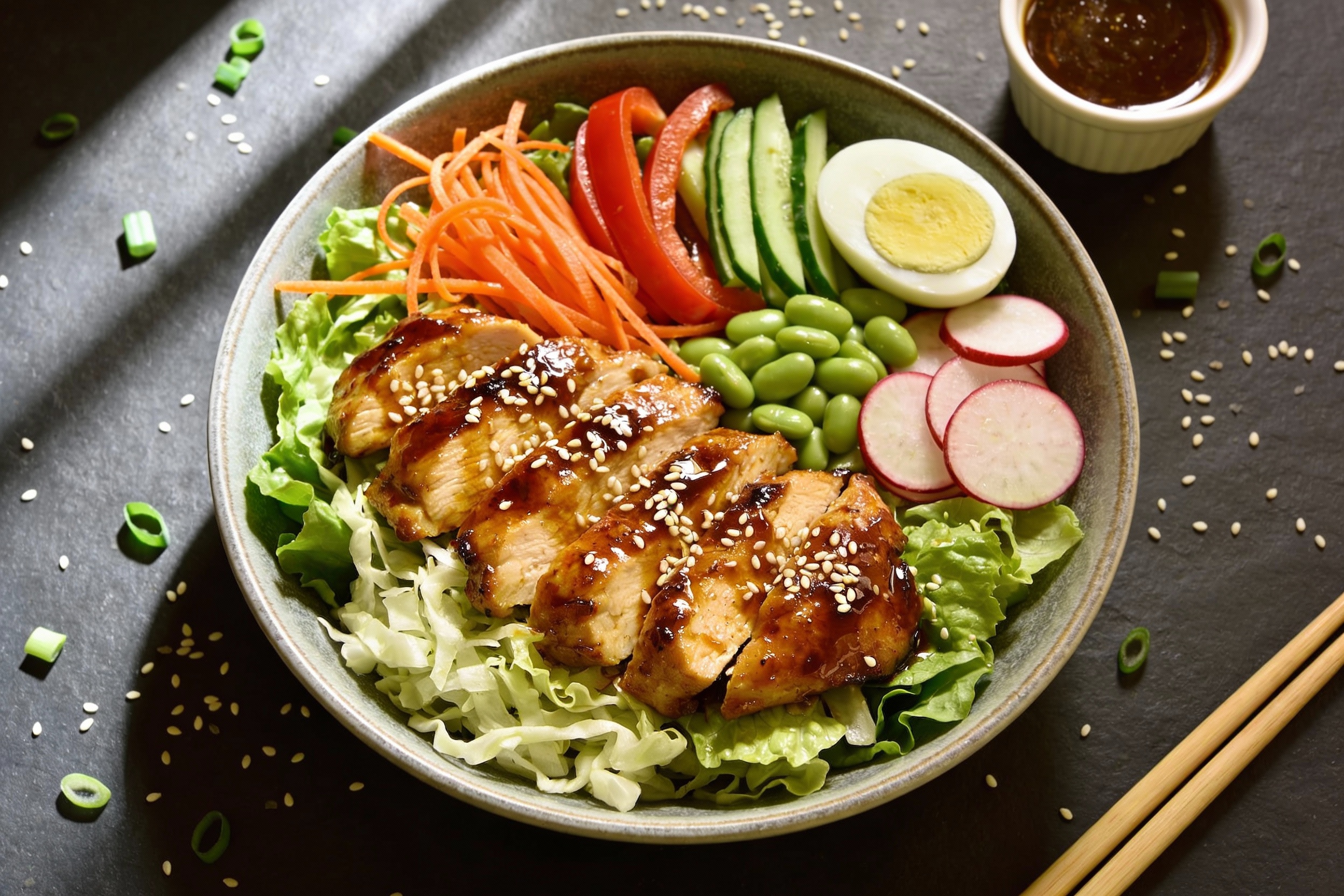 Teriyaki Chicken Protein Salad You’Ll Actually Crave