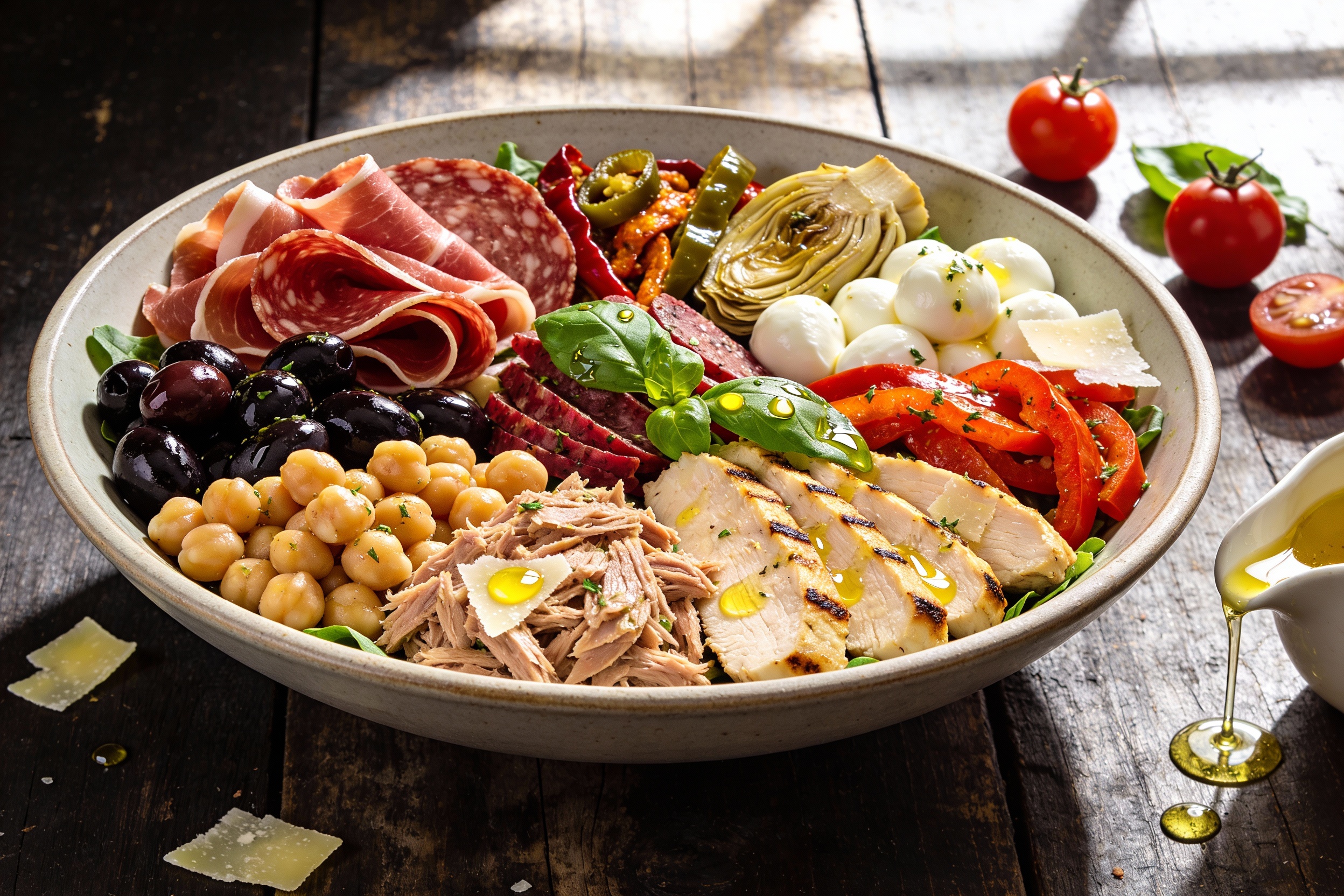 Italian Antipasto Protein Salad That Actually Fills You Up