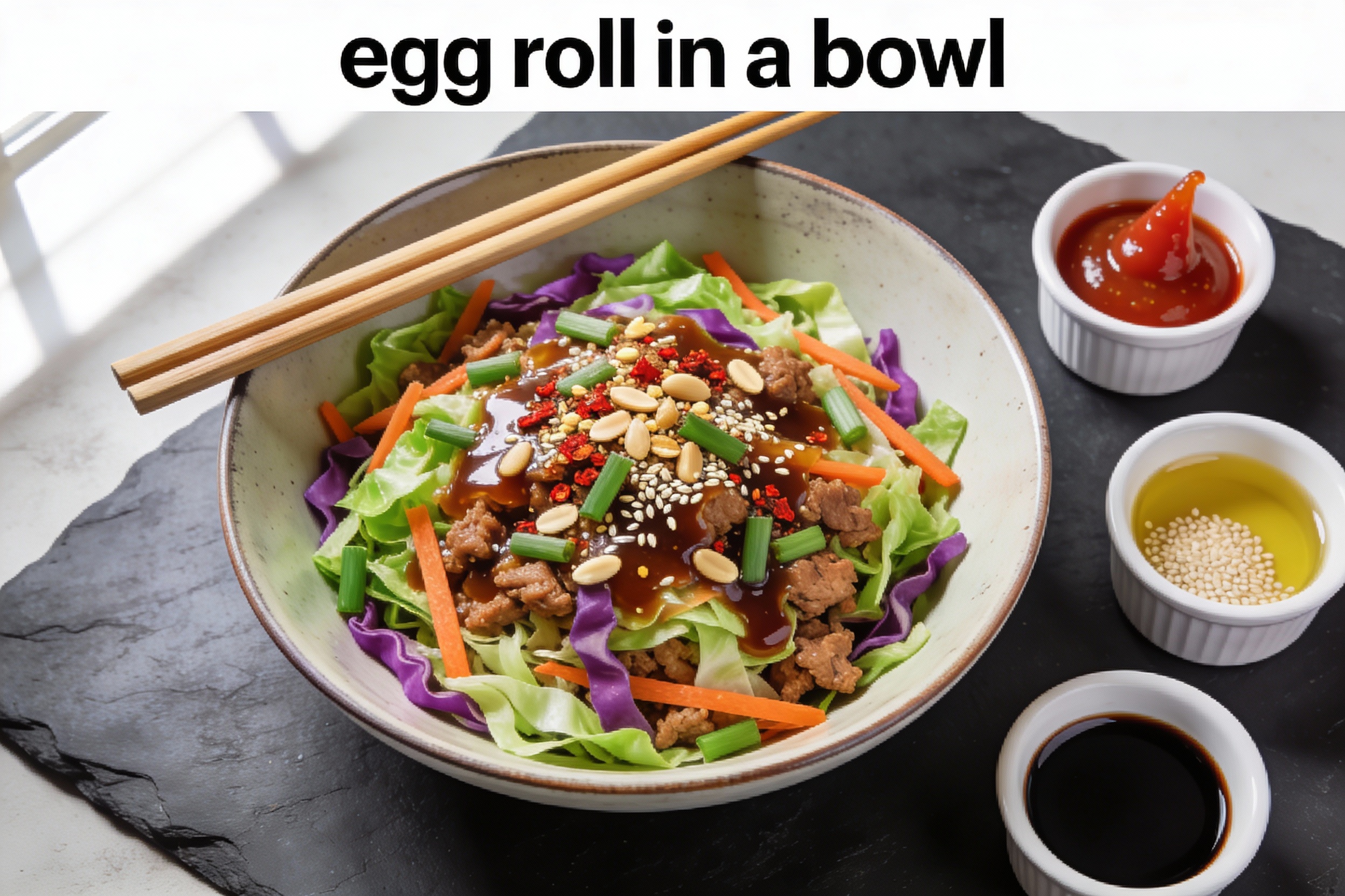 Protein-Loaded Egg Roll Salad That Slaps Every Time