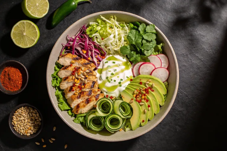 Chili Lime Chicken Protein Salad That Actually Slaps