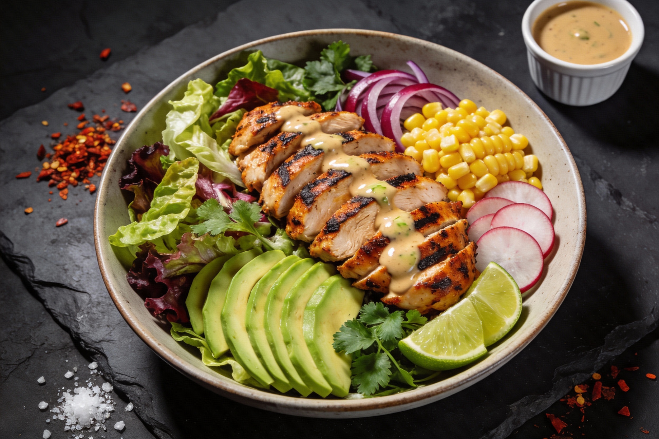 Smoky Chipotle Chicken Protein Salad That Slaps
