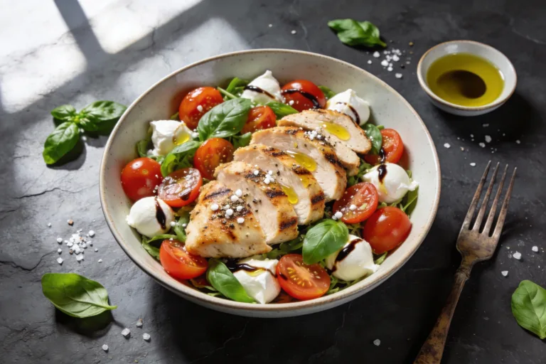 High-Protein Caprese Chicken Salad That Actually Fills You Up