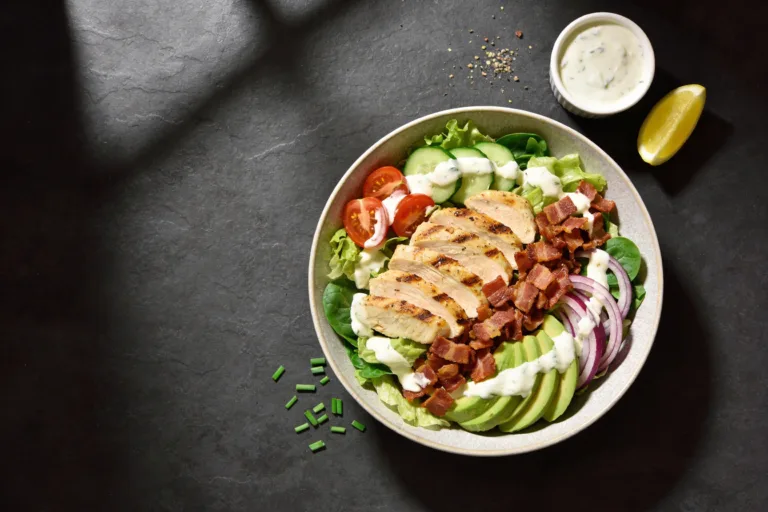 High-Protein Chicken Bacon Ranch Salad You’Ll Crave
