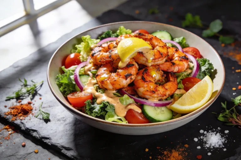 Spicy Cajun Shrimp Protein Salad That Actually Slaps