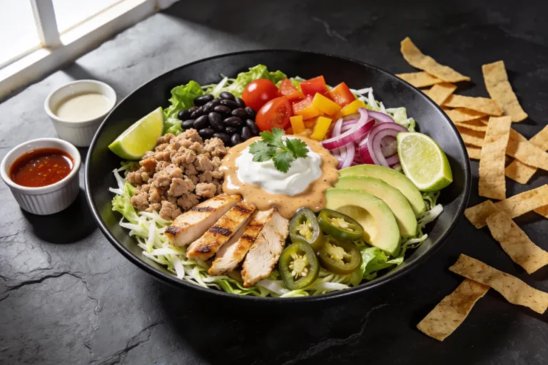 Protein-Loaded Taco Bowl Salad That Actually Slaps