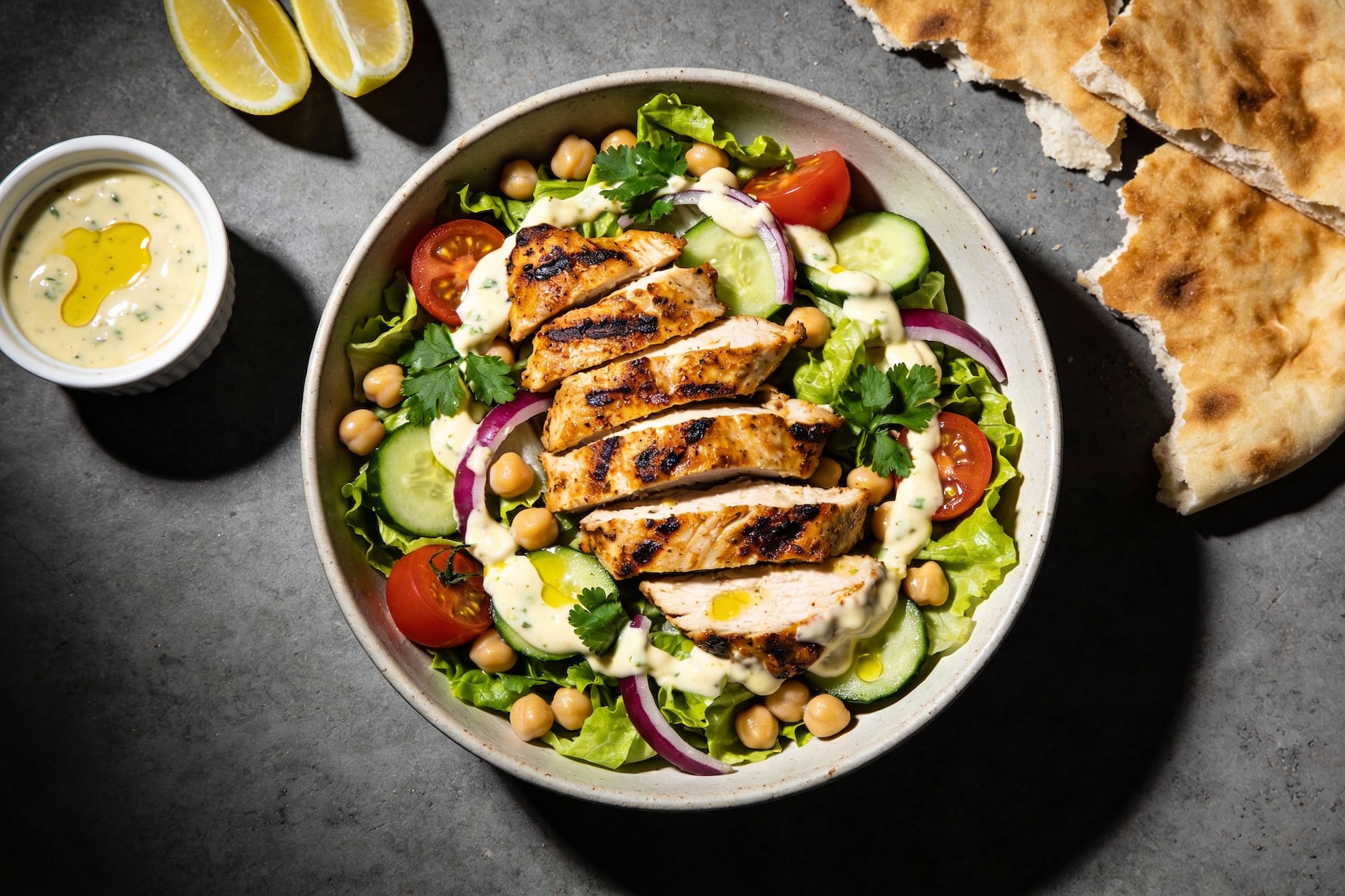 High-Protein Chicken Shawarma Salad That Actually Satisfies