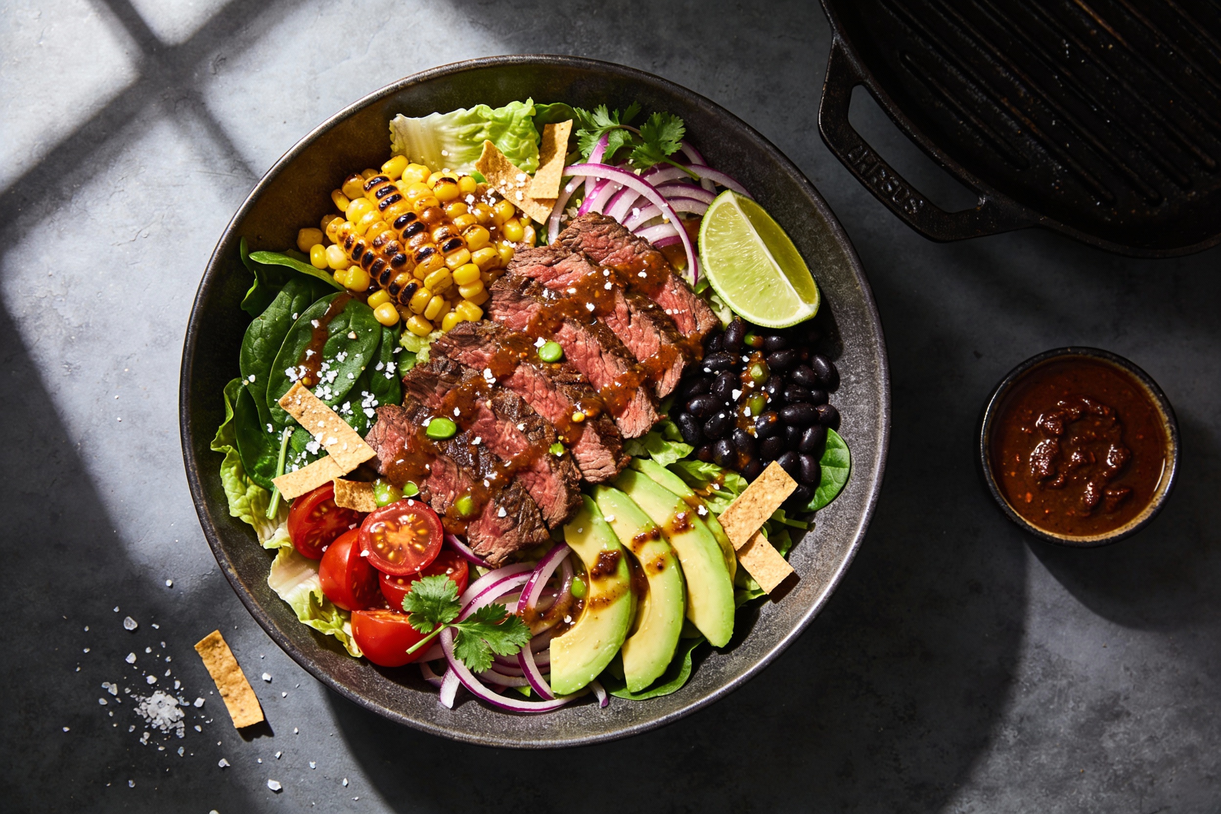 Protein-Loaded Chipotle Lime Steak Salad That Slaps