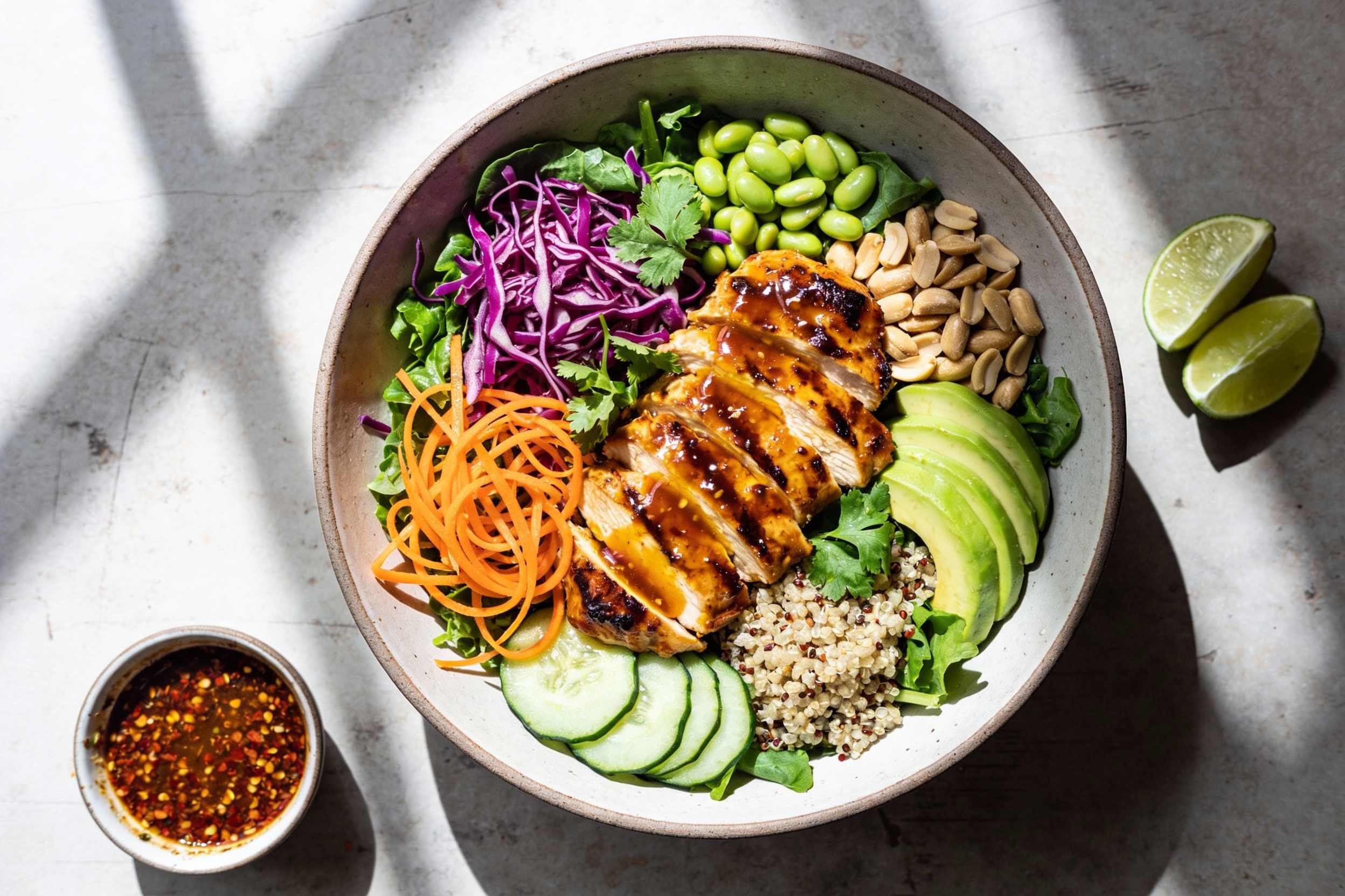 Protein-Packed Honey Sriracha Chicken Salad That Slaps