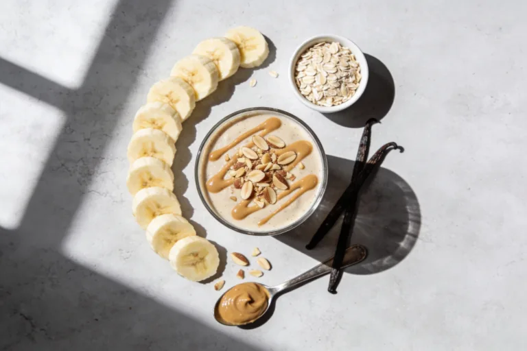 Banana Almond Butter Breakfast Smoothie That Slaps