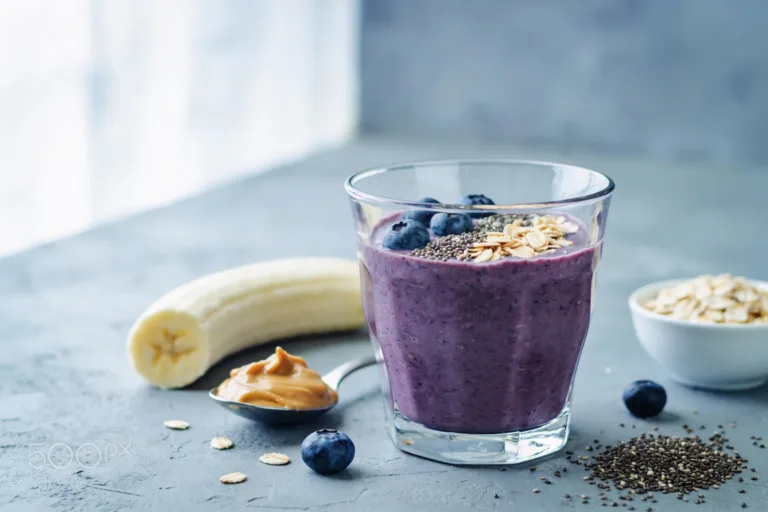Blueberry Oat Energy Breakfast Smoothie That Actually Slaps