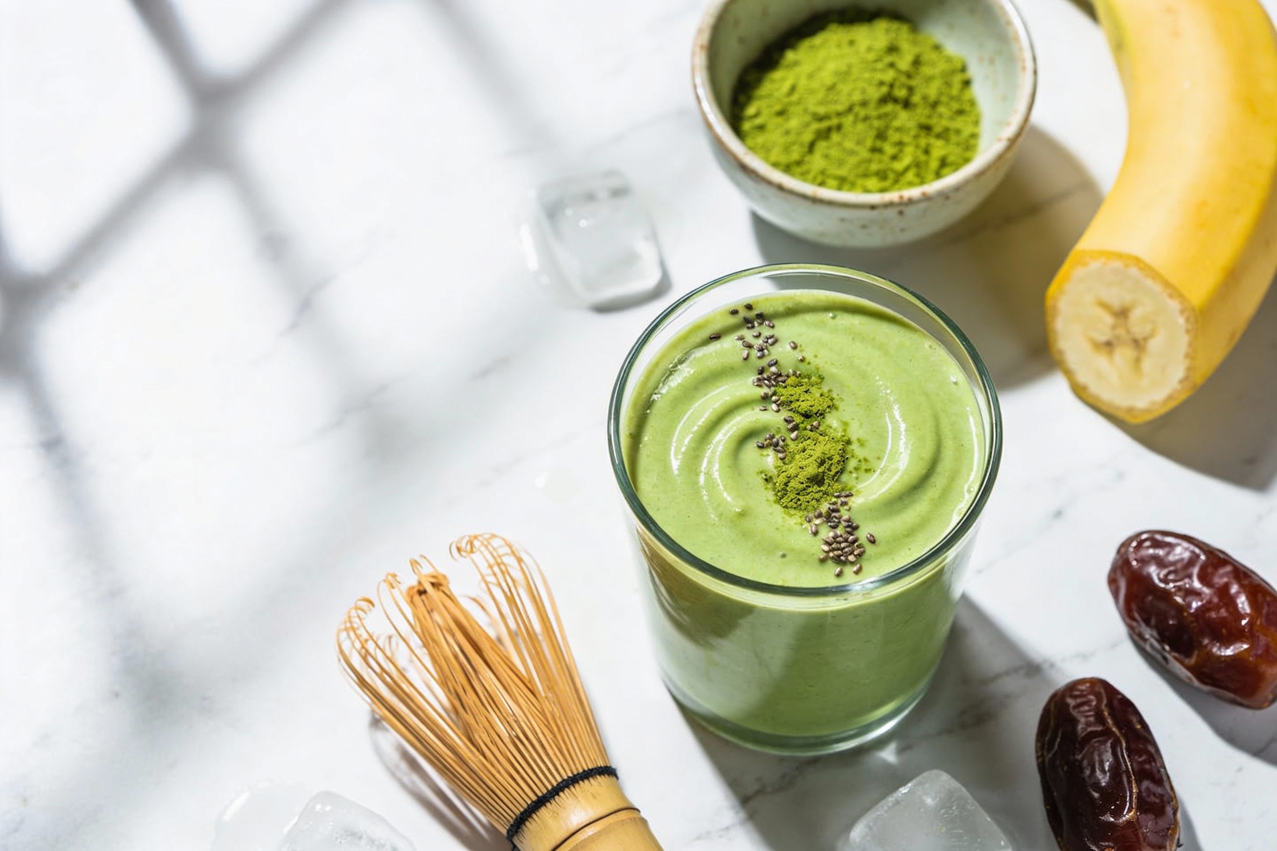 Matcha Green Tea Breakfast Smoothie That Powers Your Morning