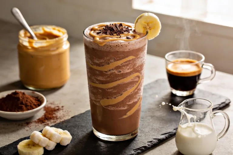 Peanut Butter Mocha Breakfast Smoothie That Powers You