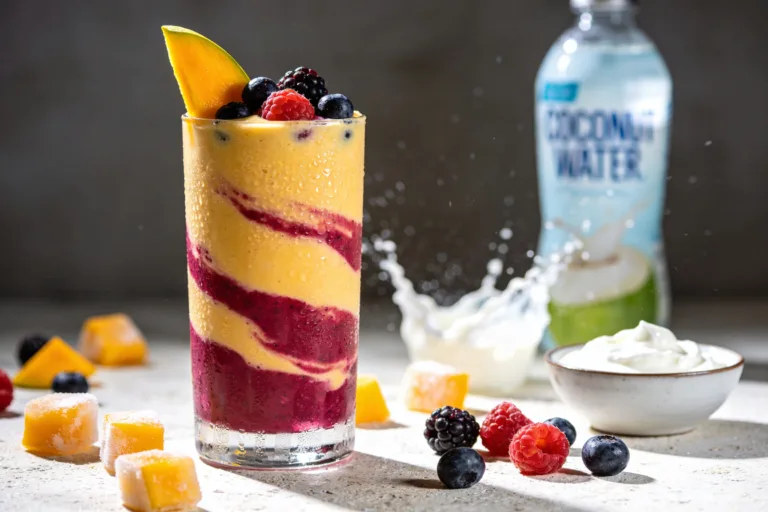Mango Berry Breakfast Smoothie That Tastes Like Vacation