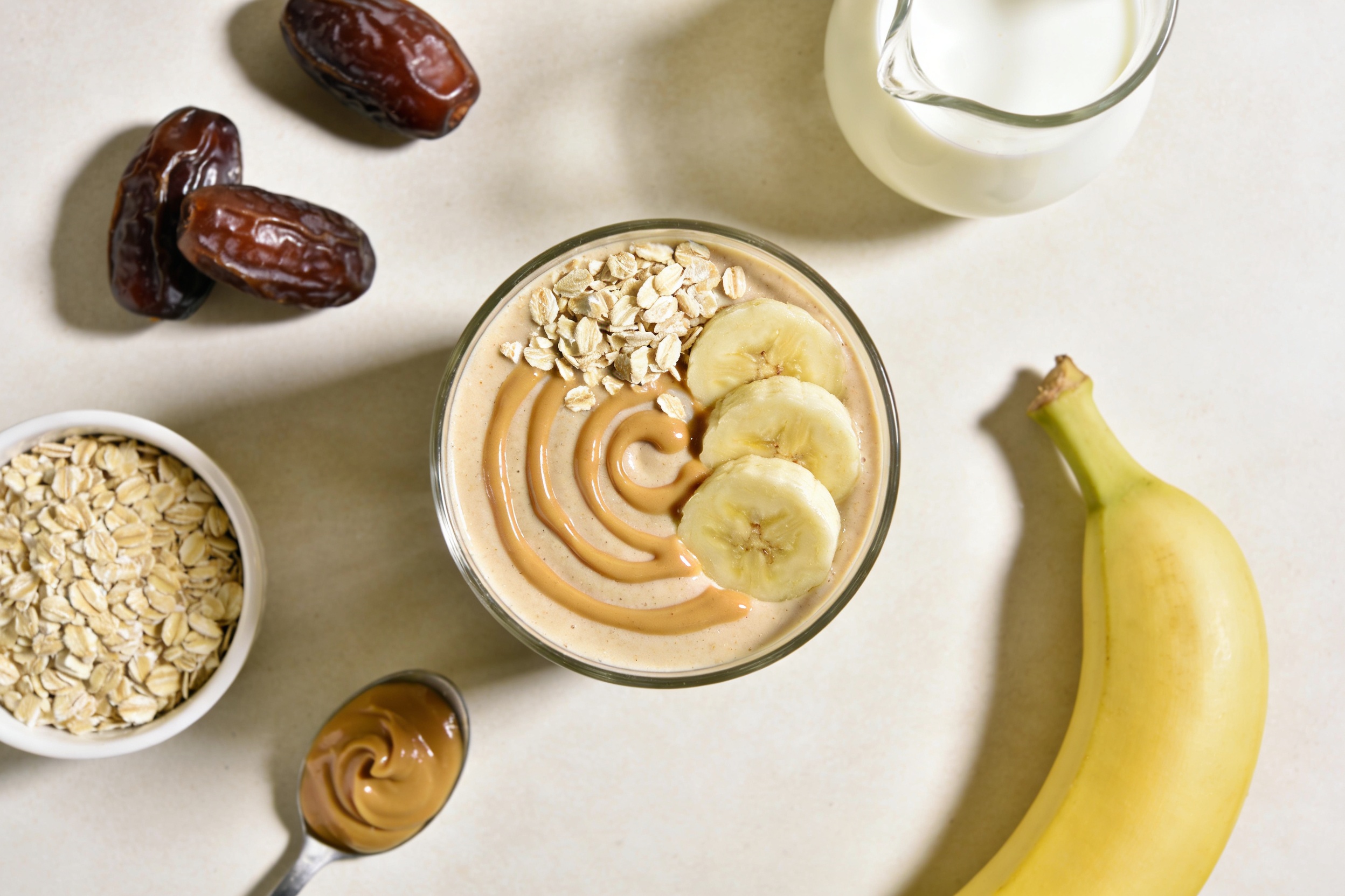 Peanut Butter Oat Breakfast Smoothie That Fuels You
