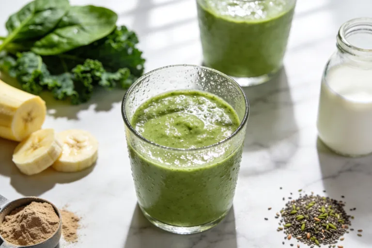 Protein-Packed Green Breakfast Smoothie That Keeps You Full