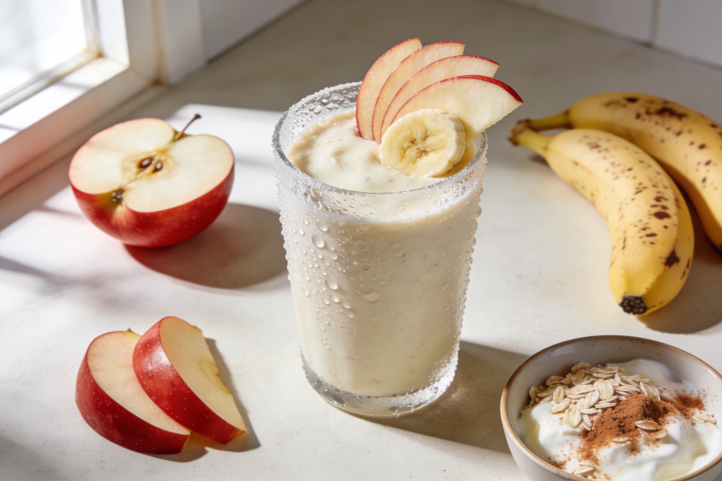 Apple Banana Breakfast Smoothie That Actually Fills You Up
