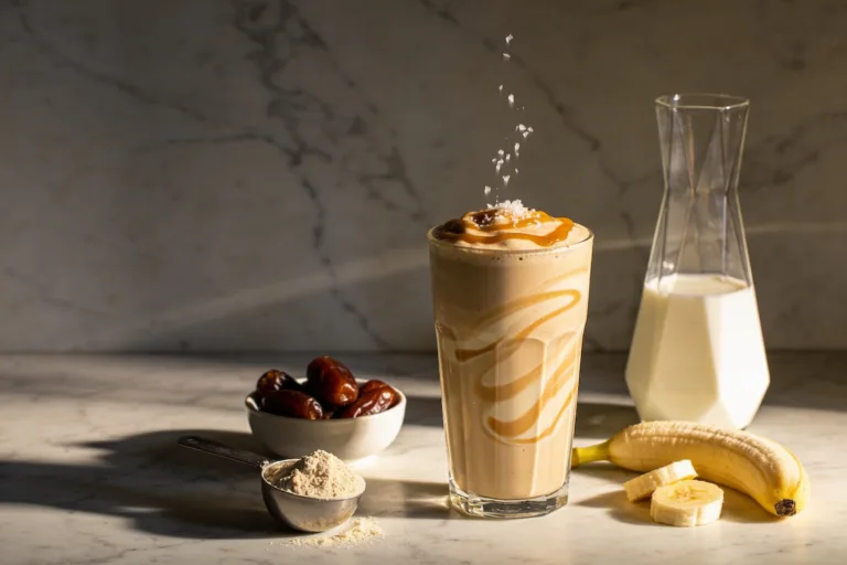 Salted Caramel Protein Breakfast Smoothie You’Ll Crave