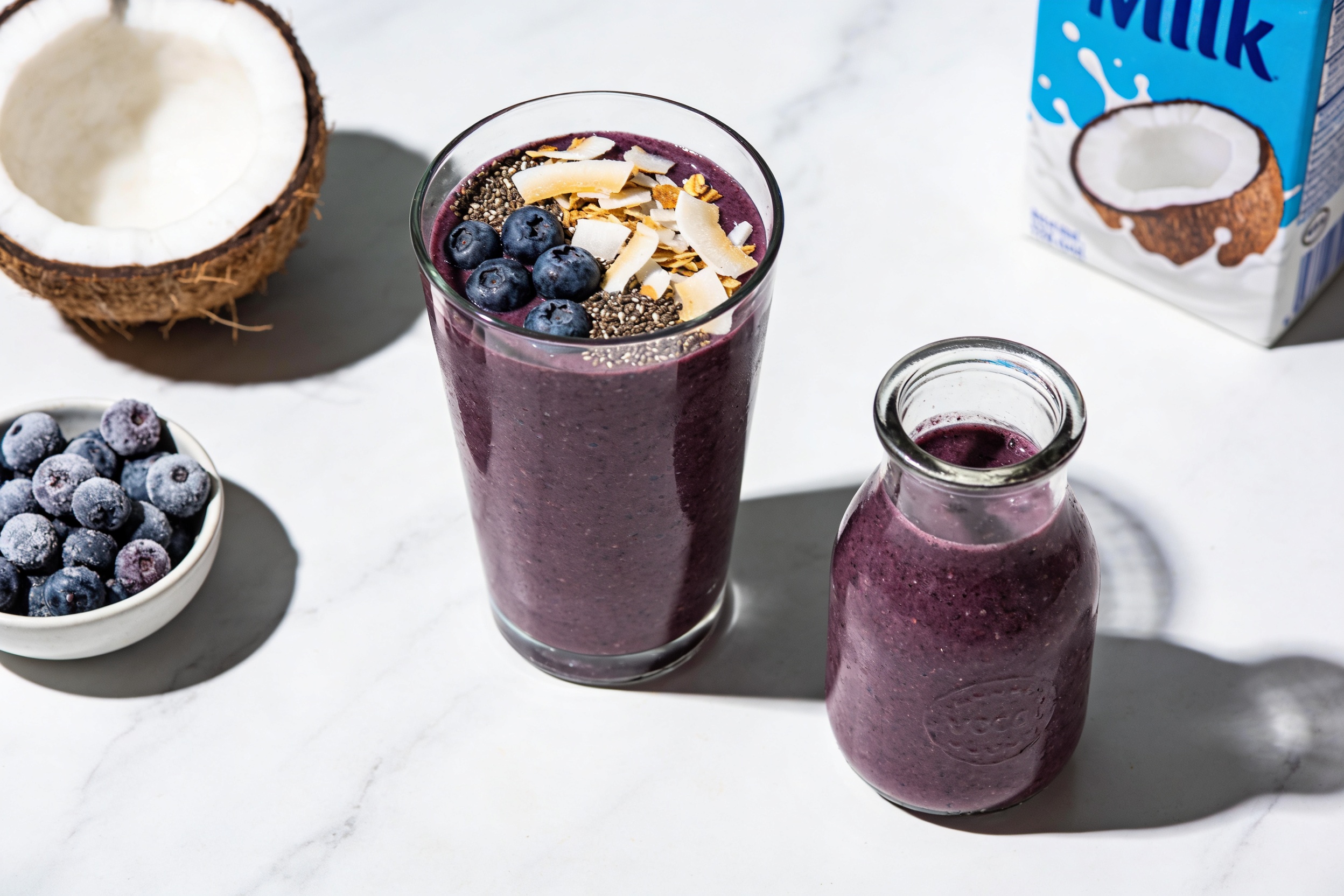 Blueberry Coconut Breakfast Smoothie That Feels Like Vacation
