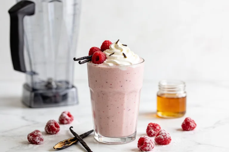 Craveable Raspberry Vanilla Breakfast Smoothie Magic