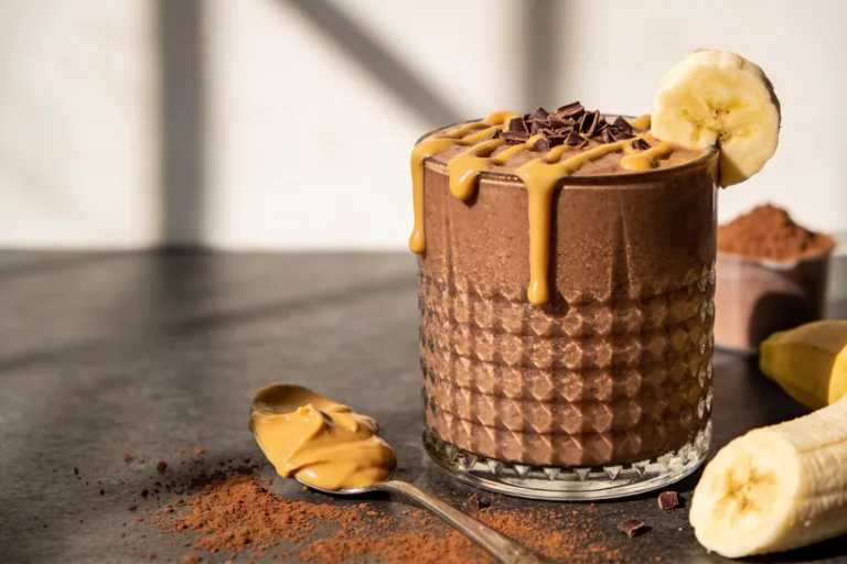 Chocolate Peanut Butter Breakfast Smoothie That Slaps