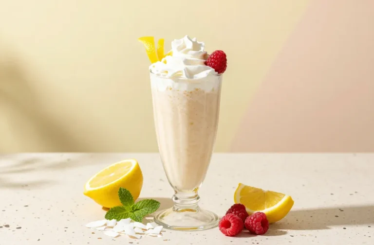 Lemon Raspberry Cream Keto Smoothie That Tastes Like Summer