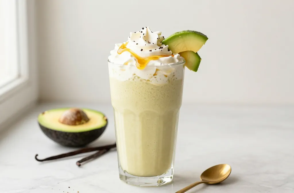 Creamy Avocado Vanilla Dream Smoothie Dessert Vibes