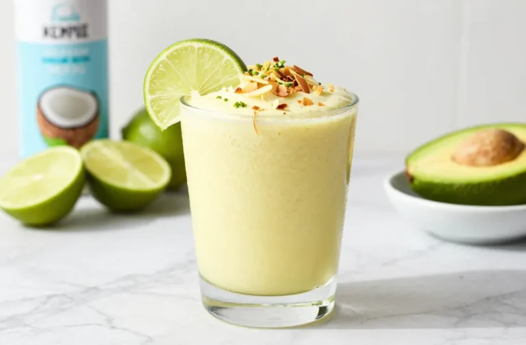 Key Lime Pie Keto Smoothie That Tastes Like Dessert