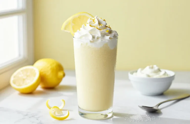 Lemon Cream Pie Keto Smoothie That Tastes Like Dessert