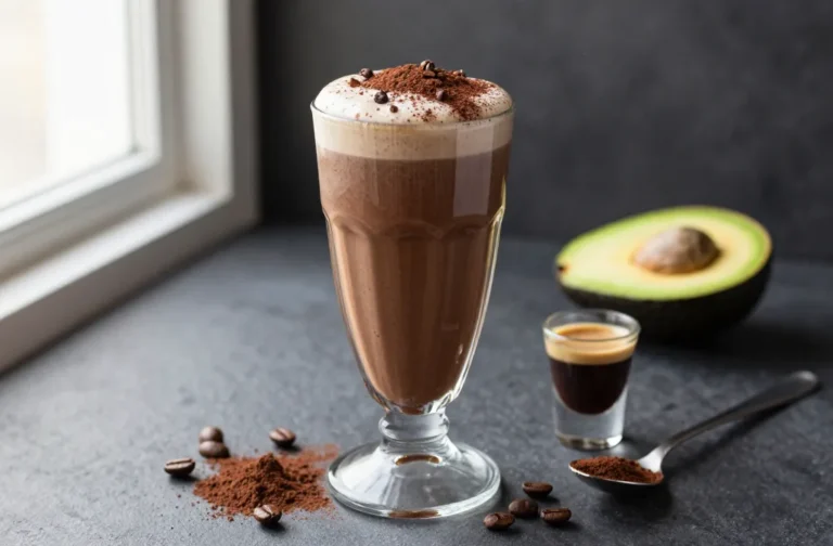 Dark Chocolate Espresso Keto Smoothie That Fuels You