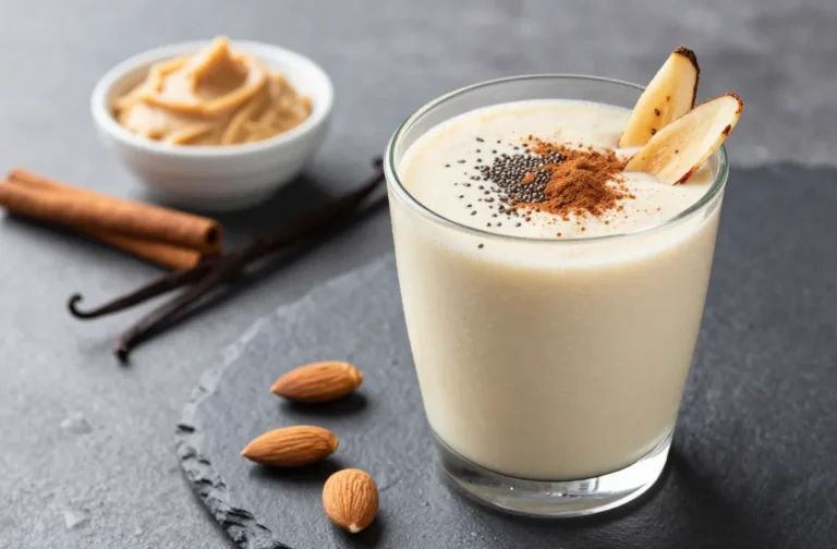 Crave-Worthy Spiced Vanilla Almond Keto Smoothie