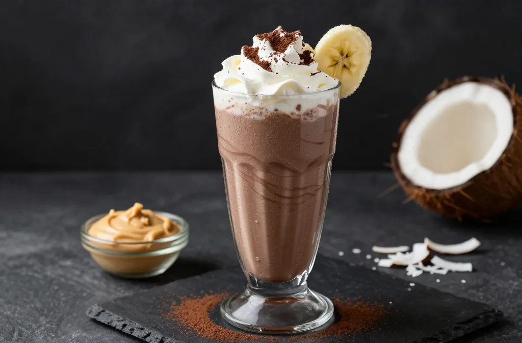 Chocolate Banana Cream Keto Smoothie That Feels Illegal