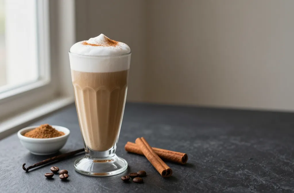 Cinnamon Vanilla Latte Keto Smoothie That Tastes Like Dessert
