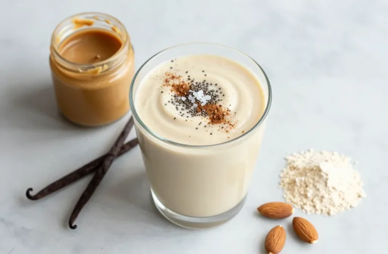 Vanilla Almond Butter Keto Smoothie That Tastes Luxe