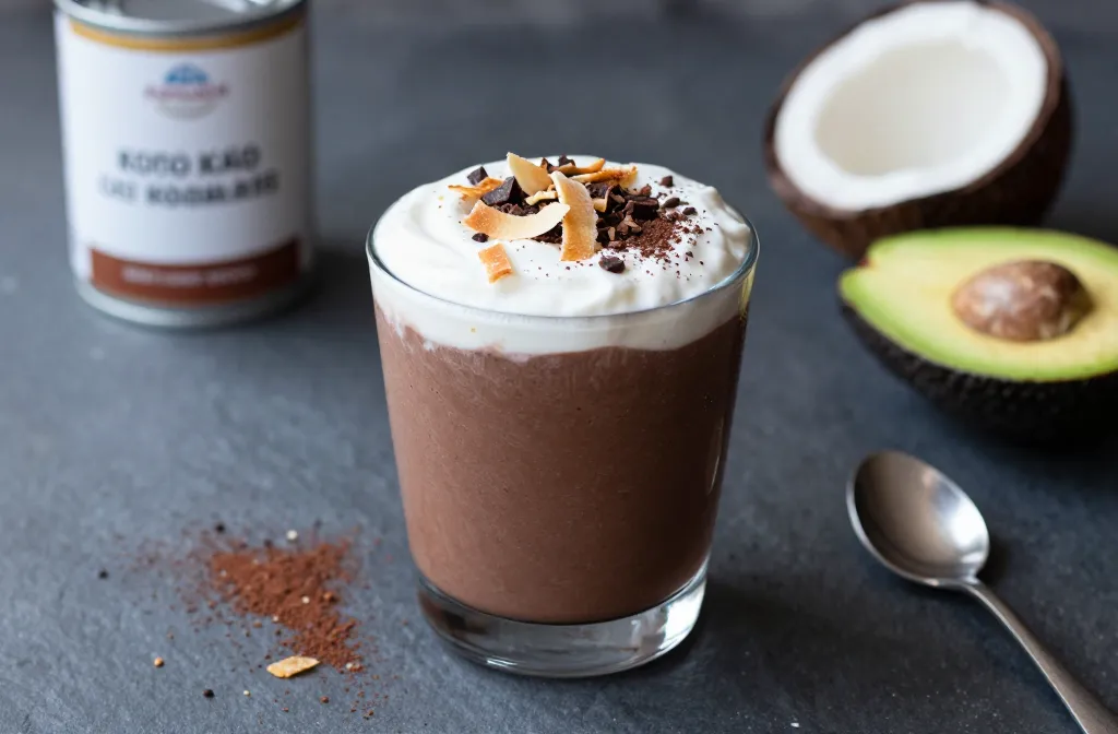 Chocolate Coconut Cream Pie Keto Smoothie Bliss